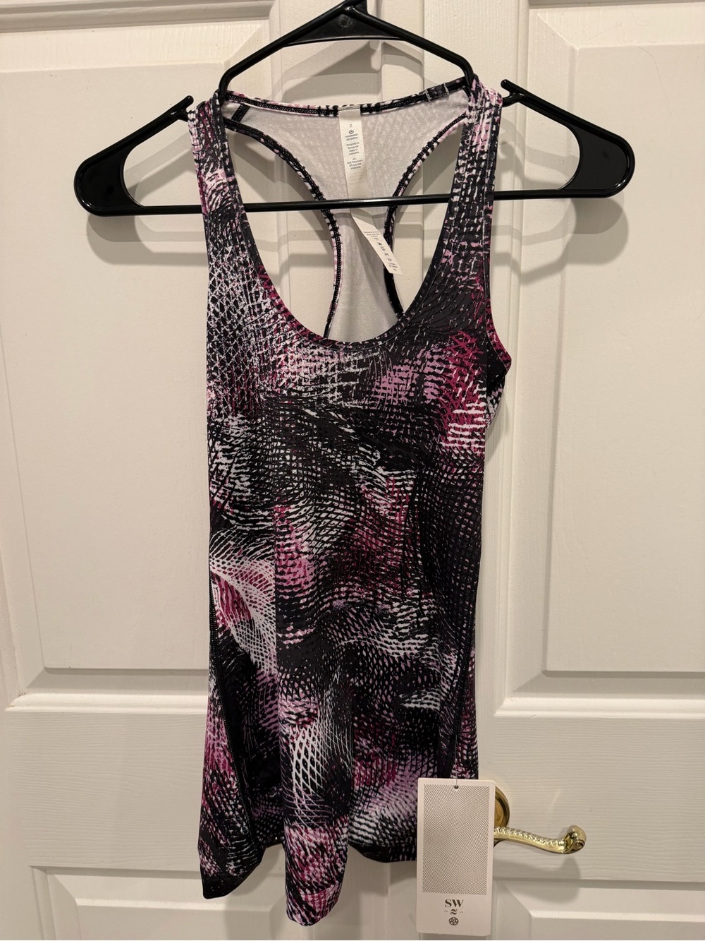 Lululemon cool racerback size 2 tags attached black purple pink white